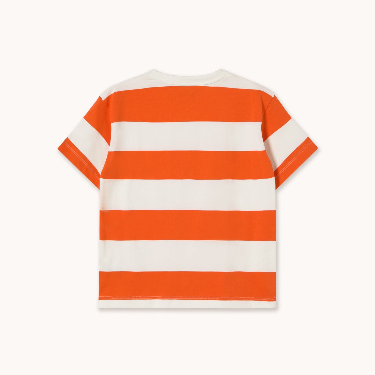 [TINYCOTTONS] Stripes Knit Tee - Summer Red