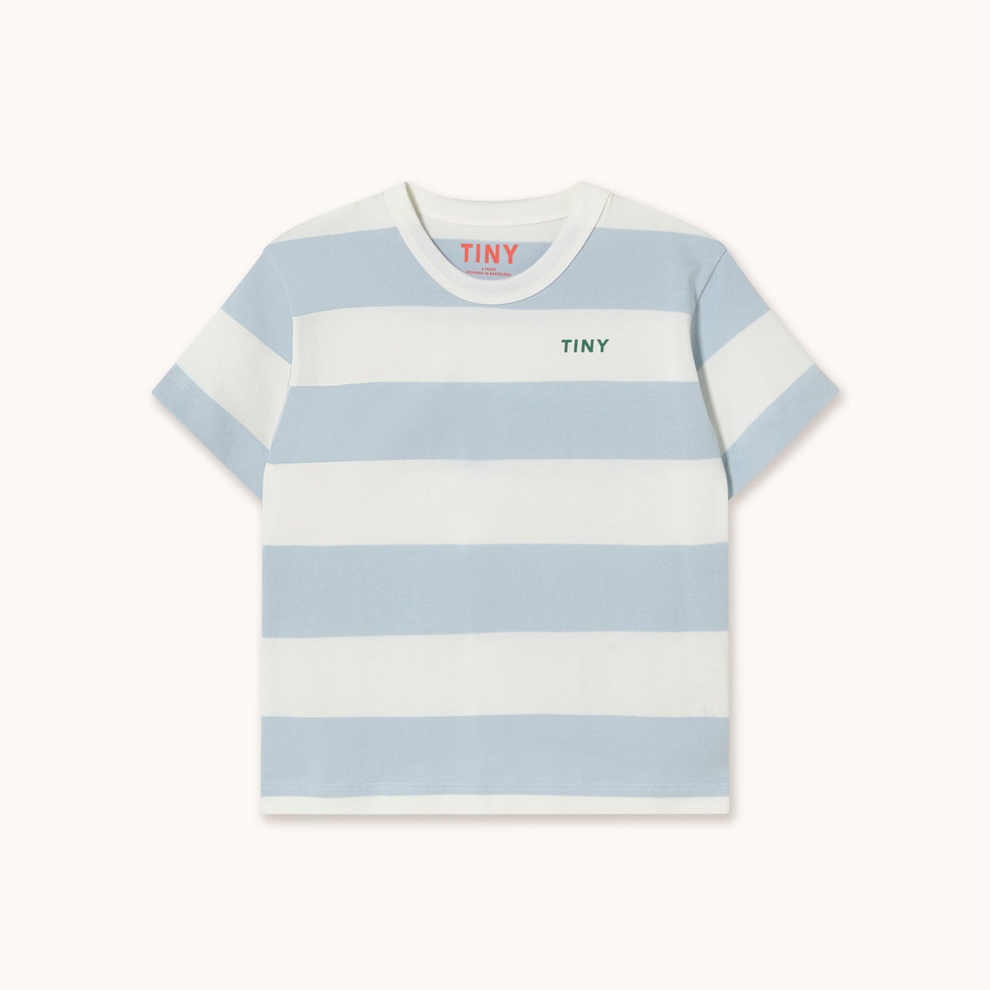 [TINYCOTTONS] Stripes Knit Tee - Washed Blue