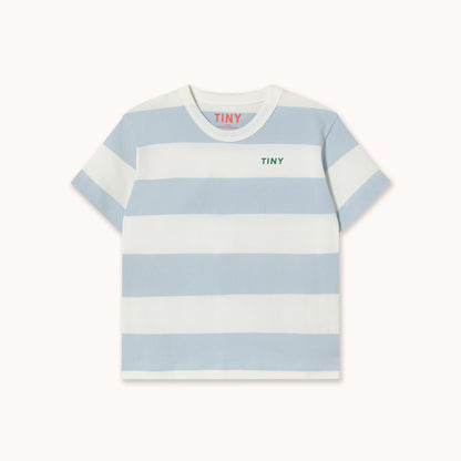 [TINYCOTTONS] Stripes Knit Tee - Washed Blue