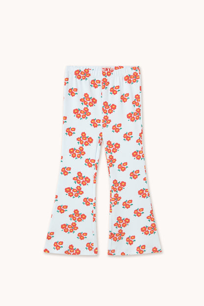 [TINYCOTTONS] Blossoms Rib Pant - Ice Blue
