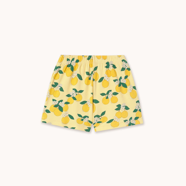 [TINYCOTTONS] Oranges Rib Short - Mellow Yellow