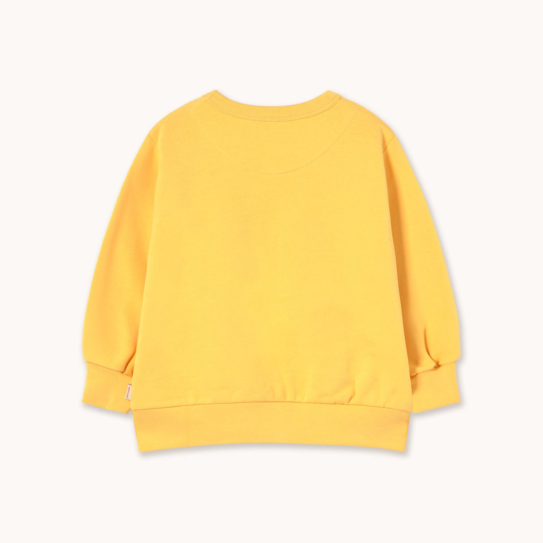 [Tinycottons] Red Dog Graphic Sweatshirt - Soft yellow