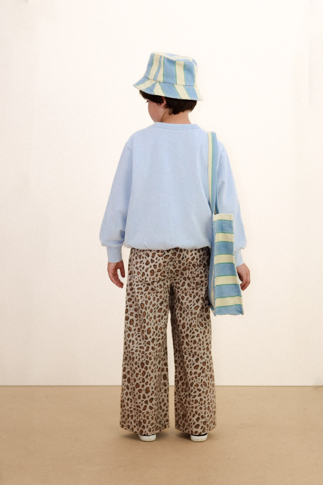 [Tinycottons] Tiny Hat Graphic Sweatshirt - Washed Blue