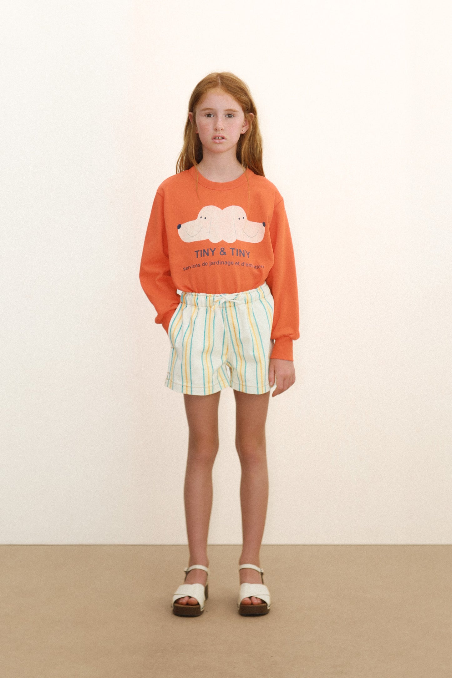 [Tinycottons] TINY & TINY Graphic Sweatshirt - Summer Red