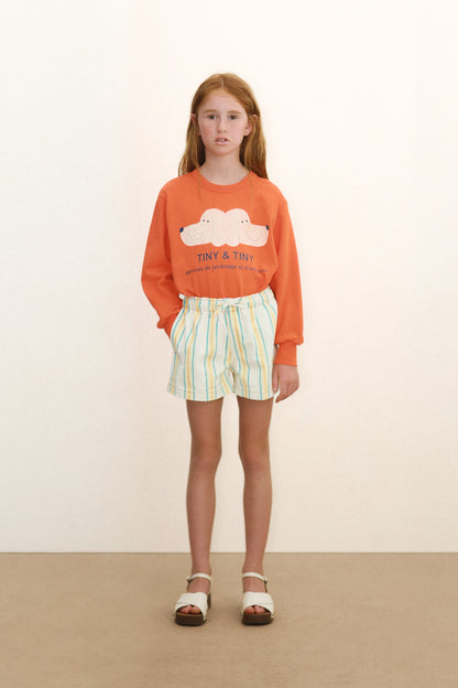 [Tinycottons] TINY & TINY Graphic Sweatshirt - Summer Red
