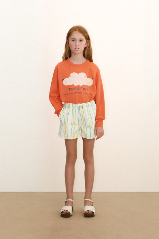 [Tinycottons] TINY & TINY Graphic Sweatshirt - Summer Red