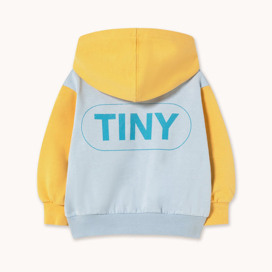 [TINYCOTTONS] Color Block Hoodie - Washed Blue