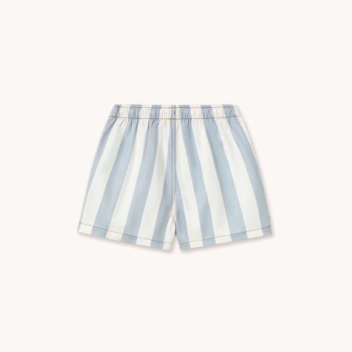 [TINYCOTTONS] Stripes Twill Shorts - Washed Blue