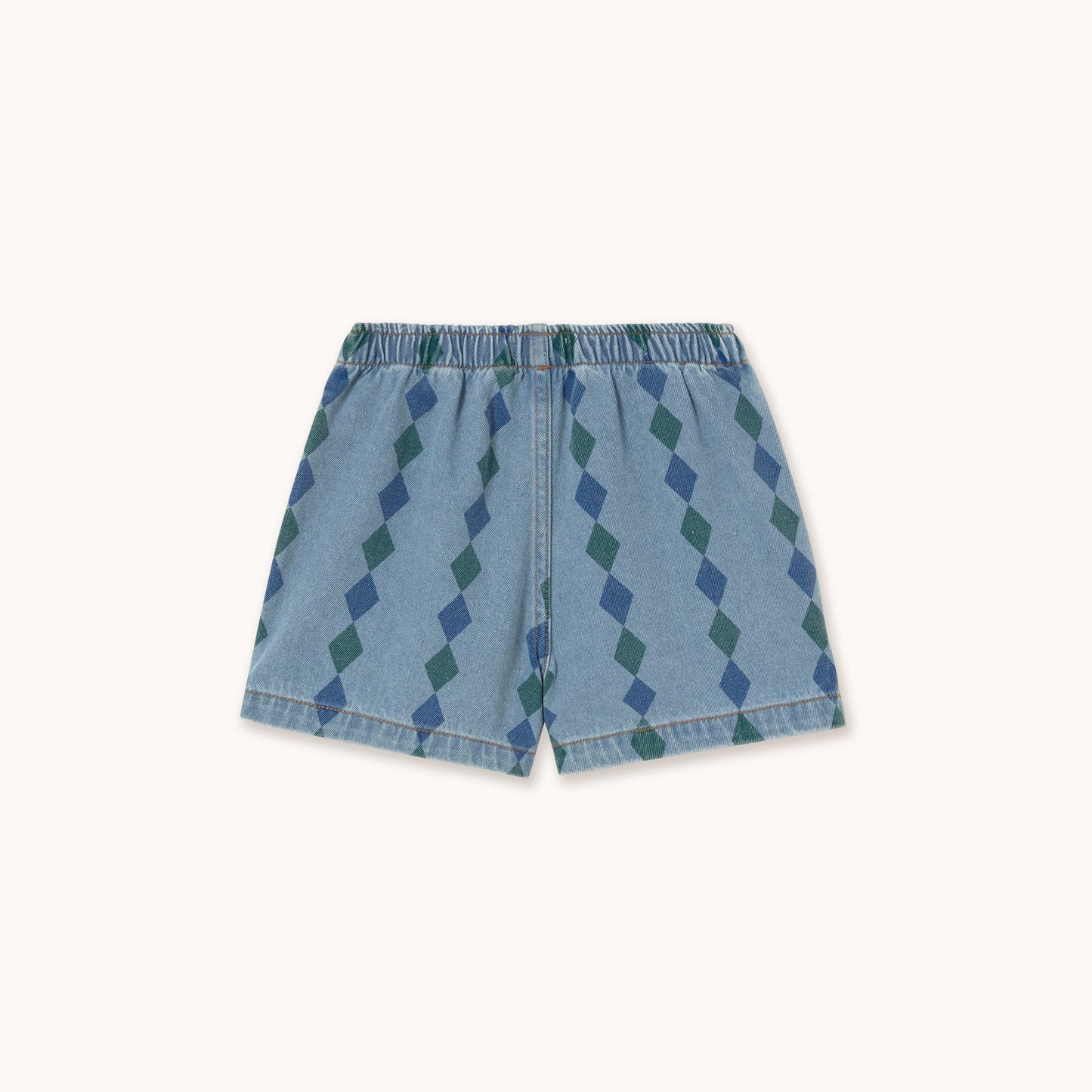 [TINYCOTTONS] Diamonds Shorts - Light Wash Denim