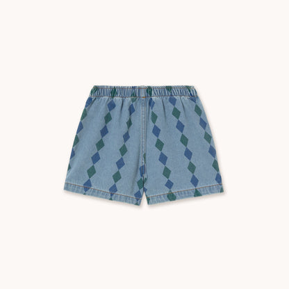 [TINYCOTTONS] Diamonds Shorts - Light Wash Denim