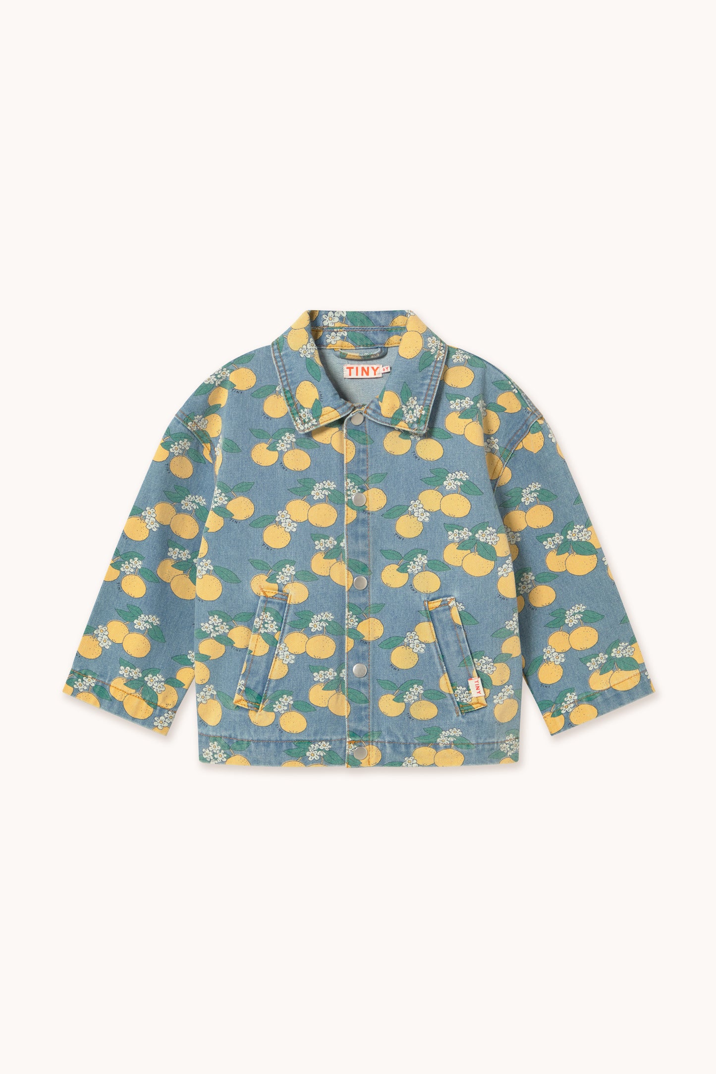 [TINYCOTTONS] Oranges Denim Jacket - Light Wahs Denim