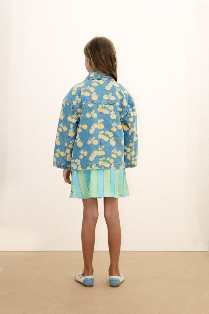 [TINYCOTTONS] Oranges Denim Jacket - Light Wahs Denim