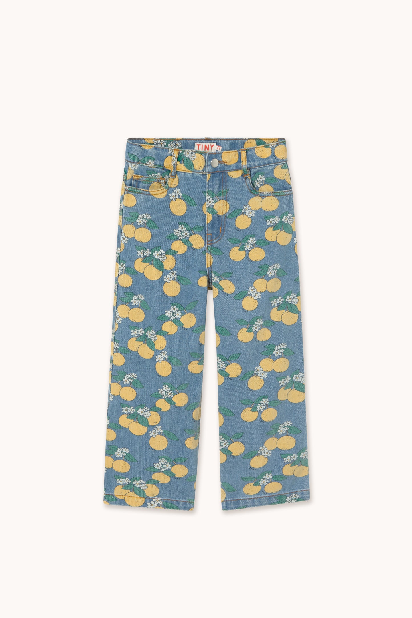 [TINYCOTTONS] Oranges Denim Jeans - Light Wash Denim