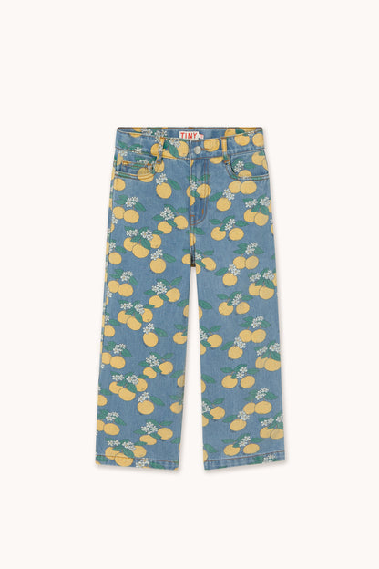 [TINYCOTTONS] Oranges Denim Jeans - Light Wash Denim