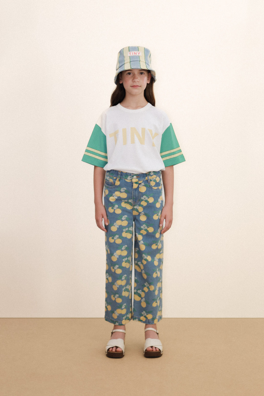 [TINYCOTTONS] Oranges Denim Jeans - Light Wash Denim