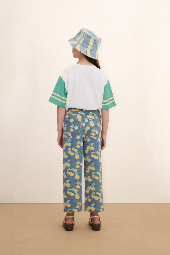 [TINYCOTTONS] Oranges Denim Jeans - Light Wash Denim