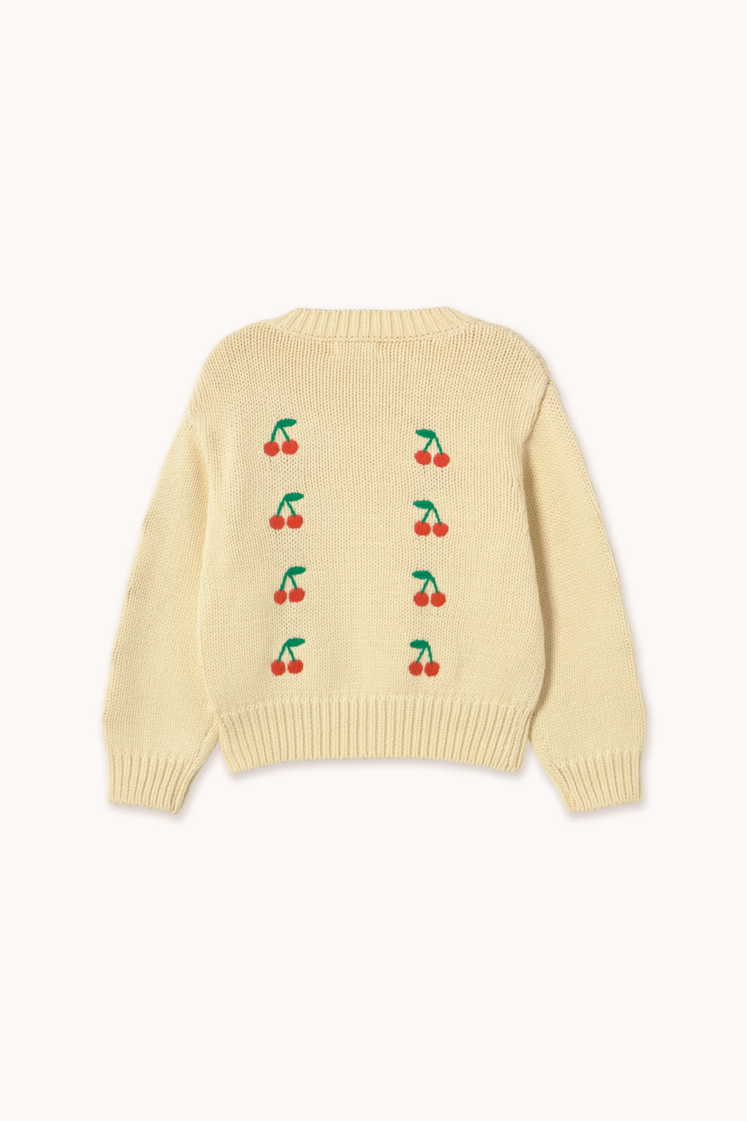 [Tinycottons] Mini Cherries Sweater - Dusty Yellow