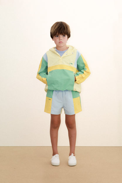 [TINYCOTTONS] Color Block Woven Jacket - Multicolor