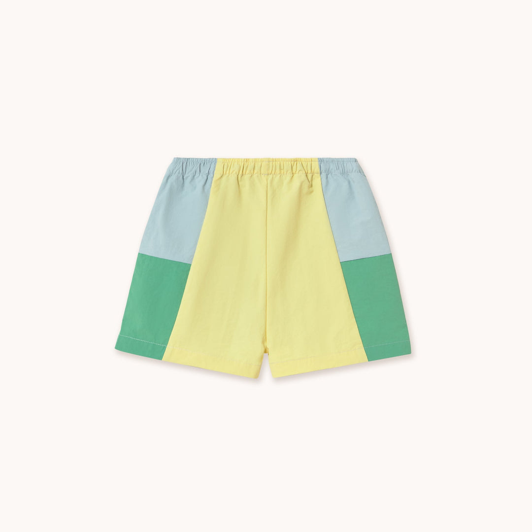 [TINYCOTTONS] Color Block Woven Shorts - Multicolor