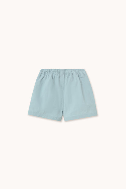 [TINYCOTTONS]Solid Woven Shorts - Washed Blue