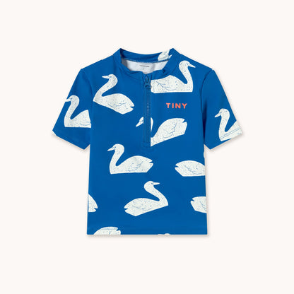 [TINYCOTTONS] Big Swans Swim Tee - Blue