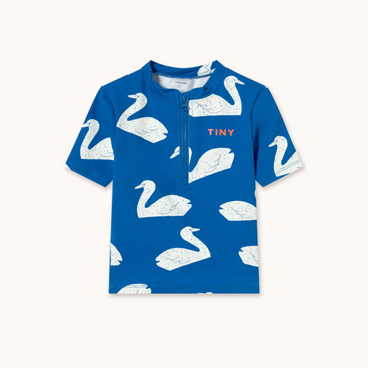 [TINYCOTTONS] Big Swans Swim Tee - Blue