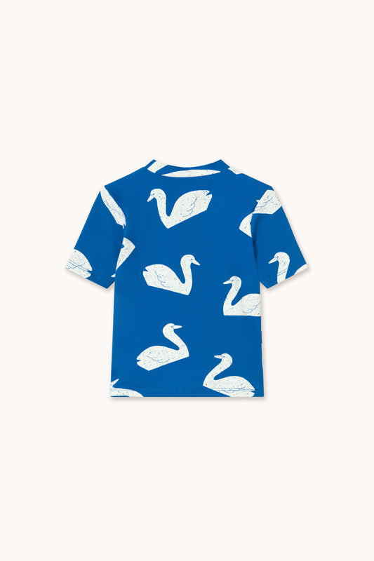 [TINYCOTTONS] Big Swans Swim Tee - Blue
