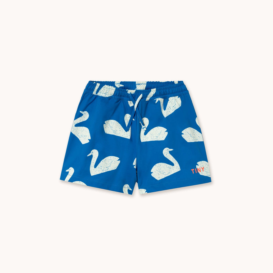 [TINYCOTTONS]Big Swans Swim Trunks - Blue