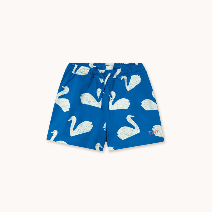 [TINYCOTTONS]Big Swans Swim Trunks - Blue