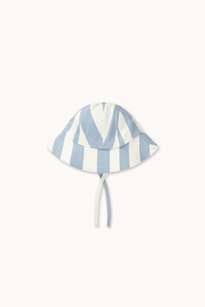 [TINYCOTTONS]Blue Stripes Bucket Hat - Washed Blue