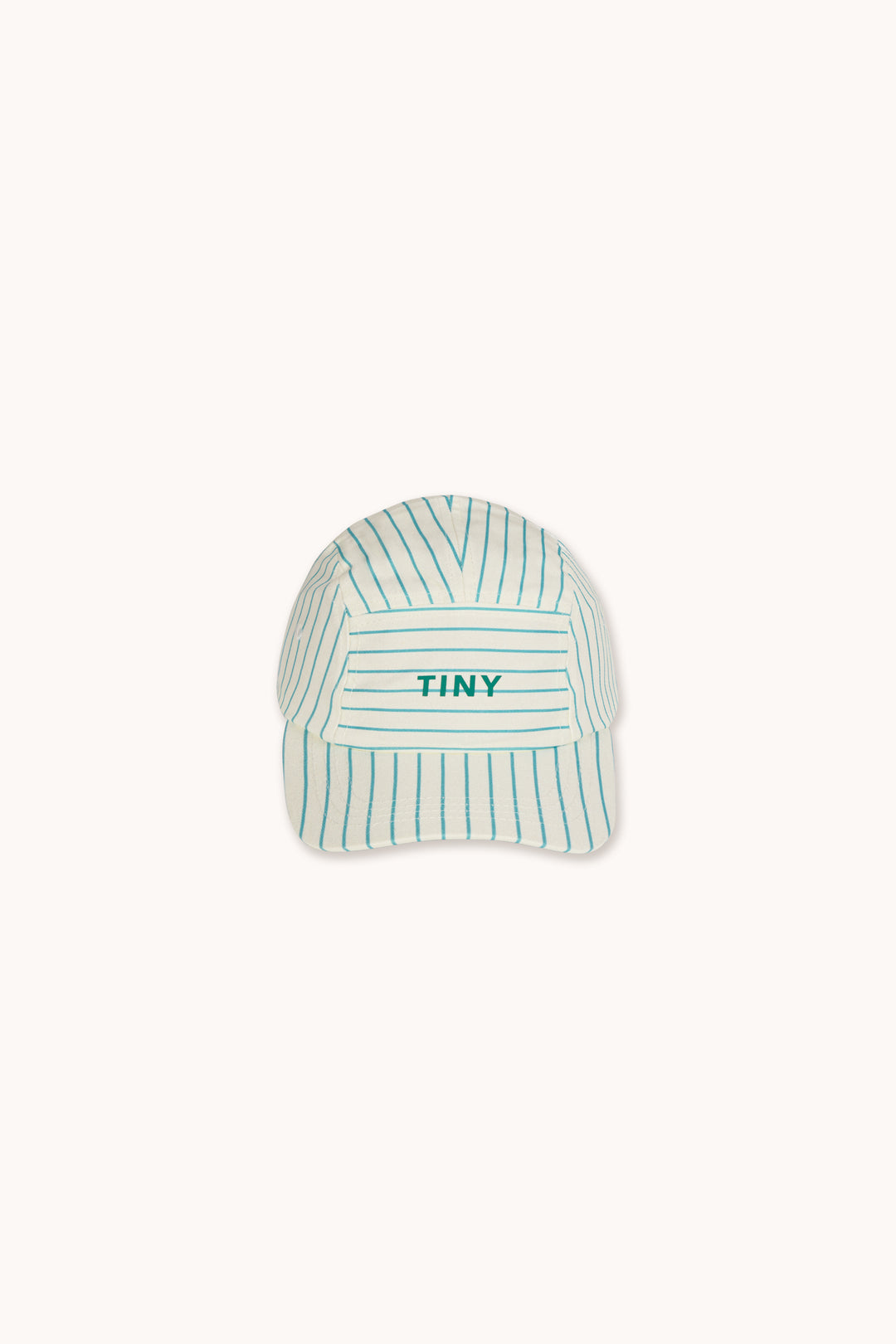 [TINYCOTTONS]Cap With Thin Cyan Stripes - Light Cyan