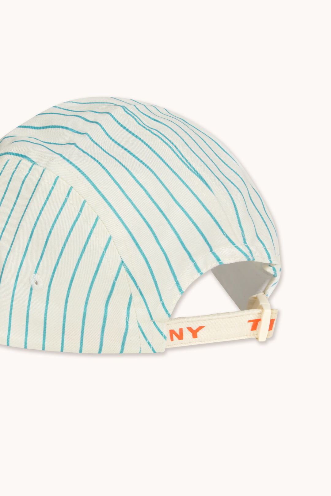 [TINYCOTTONS]Cap With Thin Cyan Stripes - Light Cyan