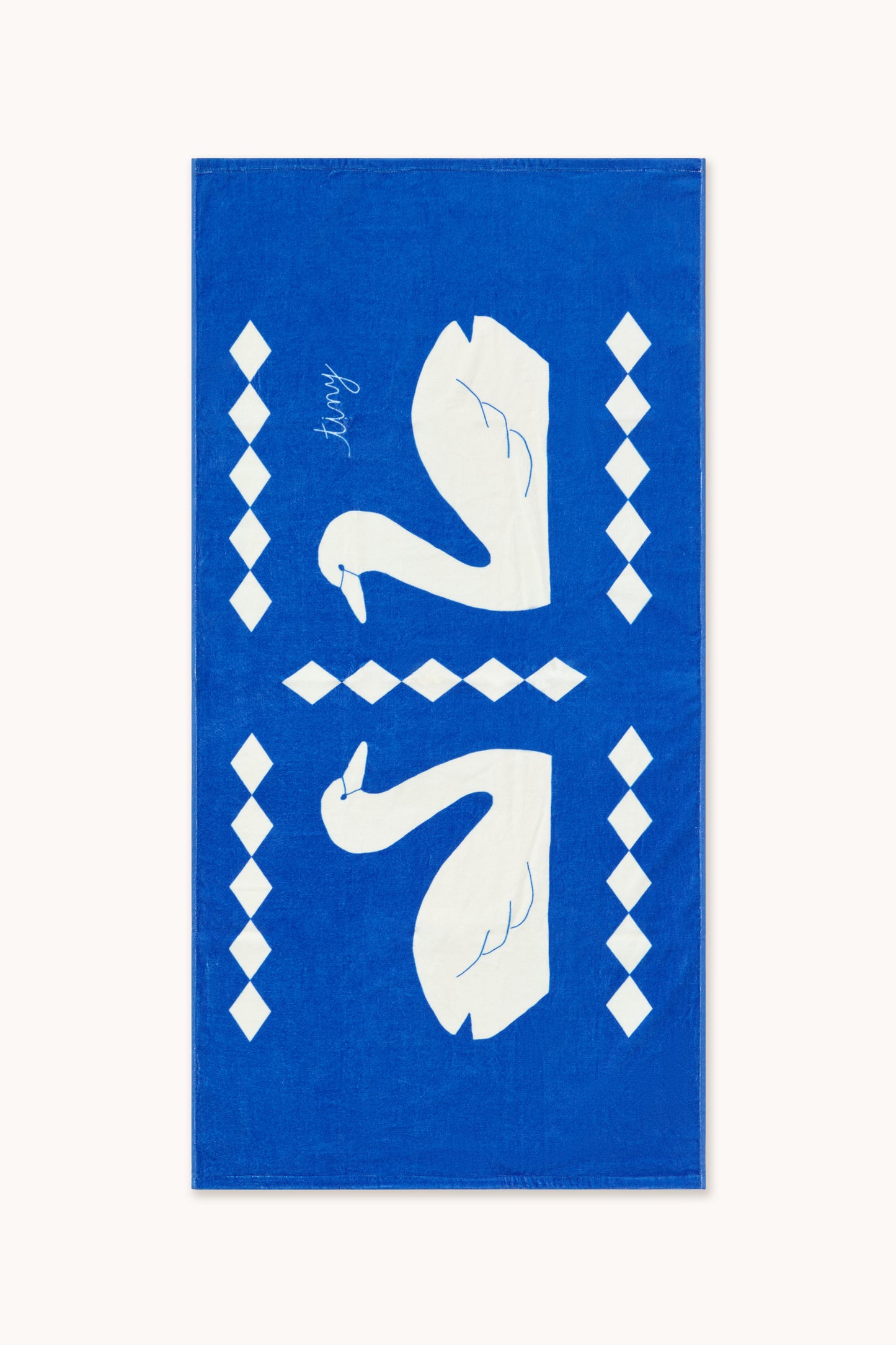 [TINYCOTTONS] Swans Towel - Blue