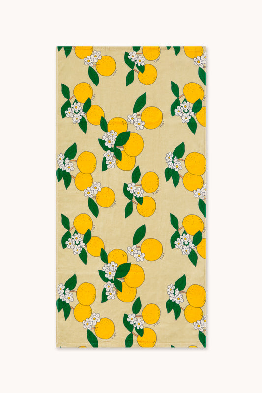 [TINYCOTTONS] Oranges  Towel - Pastel Yellow