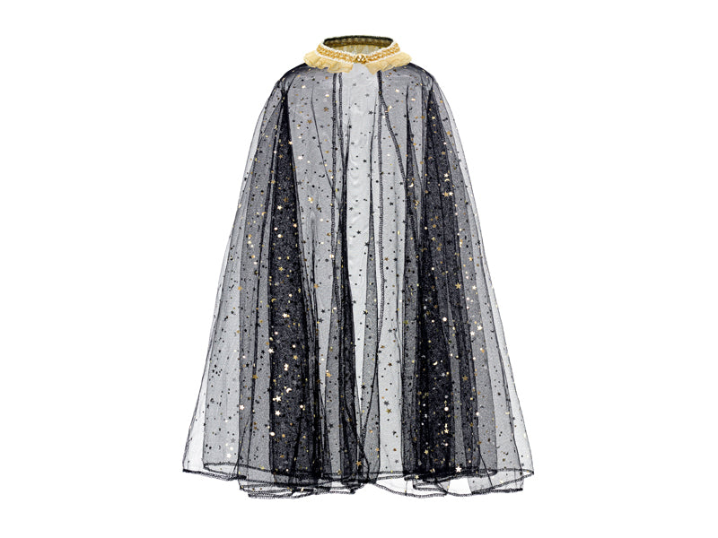 [PartyDeco]Costume for a girl - Cape, black