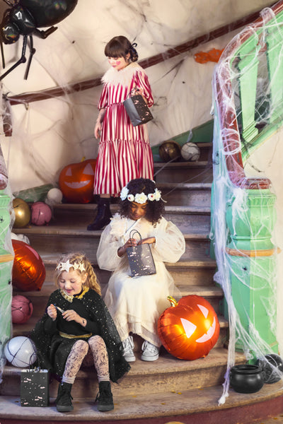 [PartyDeco]Costume for a girl - Cape, black