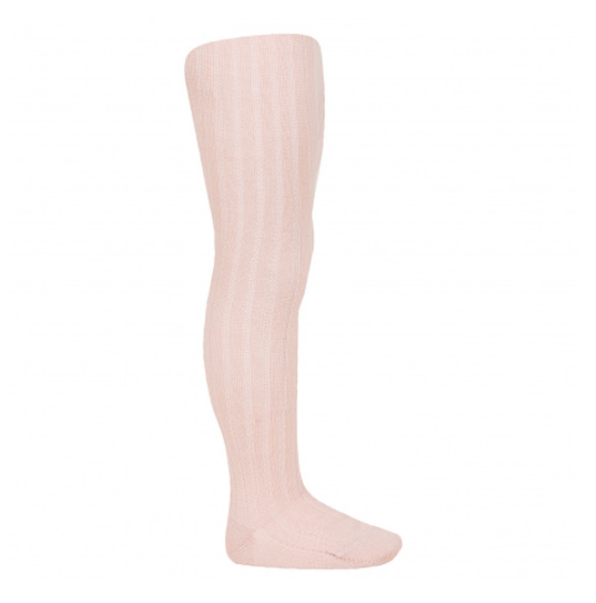 [Condor] Merino Wool - Blend Rib Tights - [914 Nude]