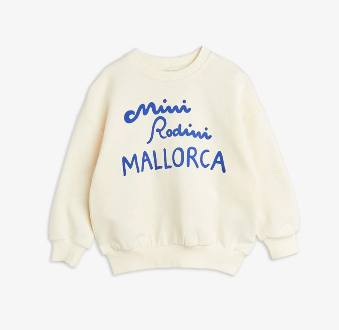 [Mini Rodini] Mallorca Patch Sweatshirt - Off white