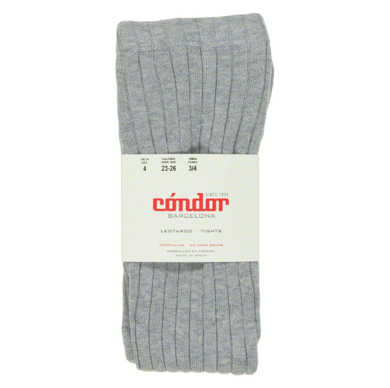 [Condor] Basic Rib Tights - [221 Aluminium]