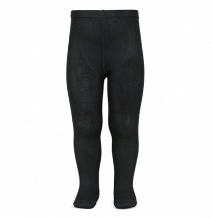 [Condor] Plain Stitch Basic Tights - [900 Black]