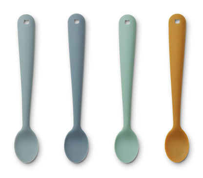 [Liewood] Siv Feeding Spoon - Blue Multi Mix