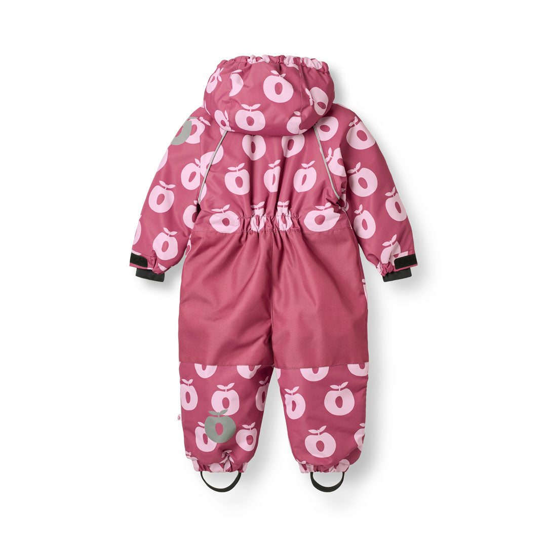 [Smafolk] Snowsuit For Toddlers With Apples - Berry Hug