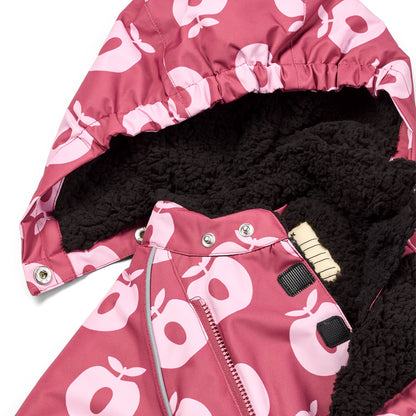 [Smafolk] Snowsuit For Toddlers With Apples - Berry Hug
