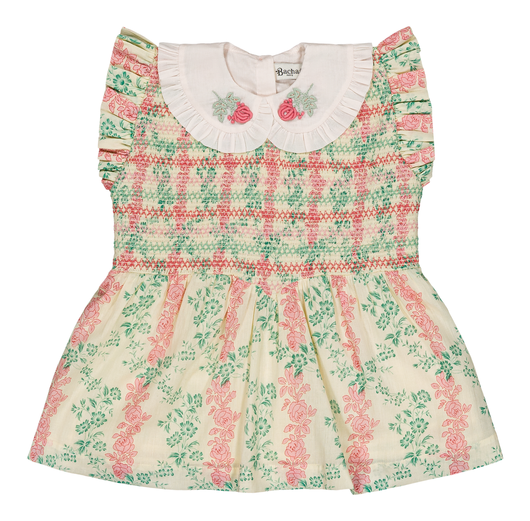 [Bachaa] Sunbeam Blouse & Short Set - Arabesque print