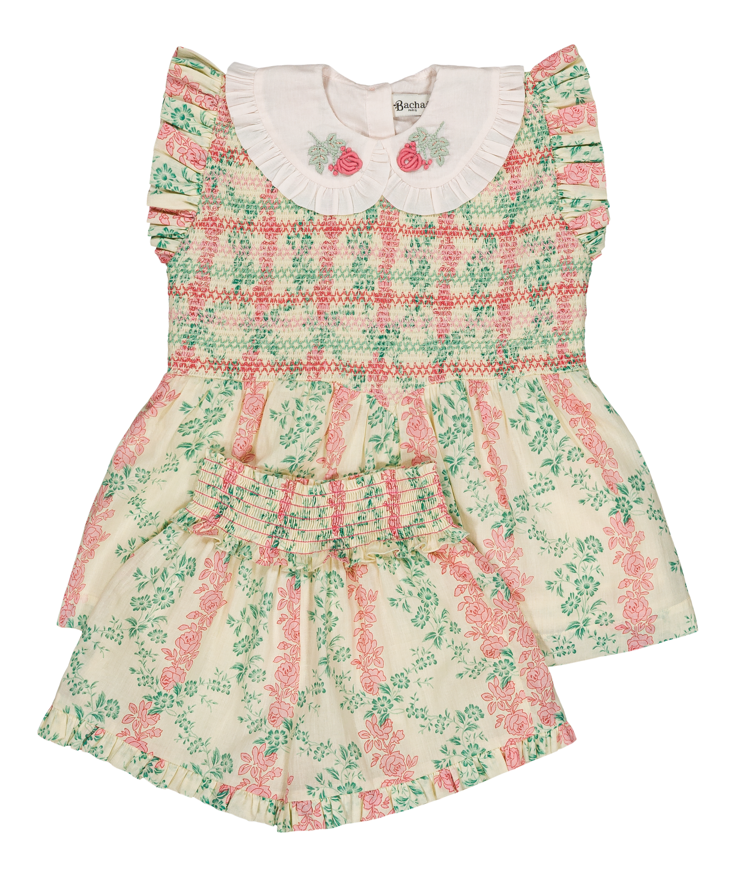 [Bachaa] Sunbeam Blouse & Short Set - Arabesque print