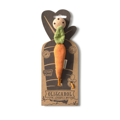 [Oli&Carol]Cathy the Carrot Pacifier Clip