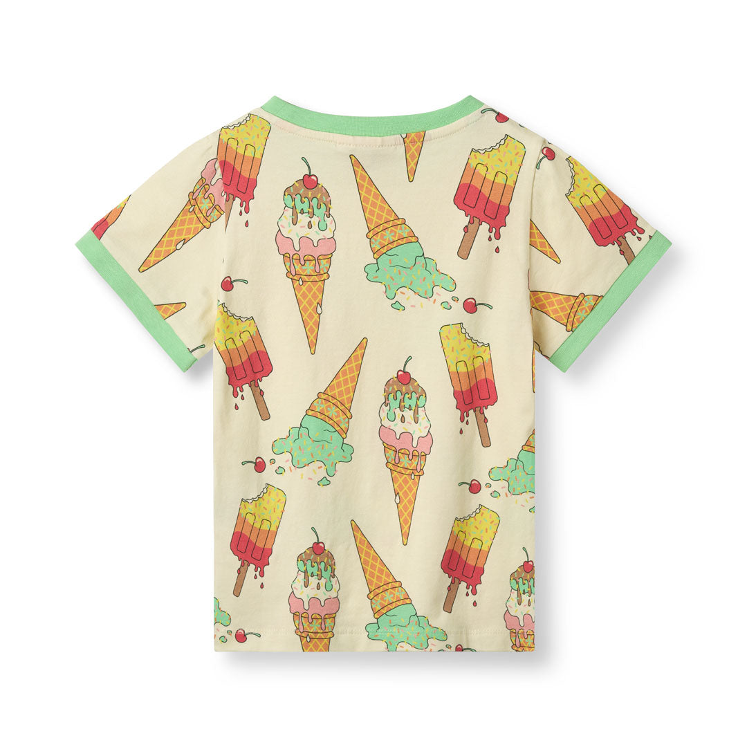 [Smafolk] T-shirt With Ice cream - Marshmallow