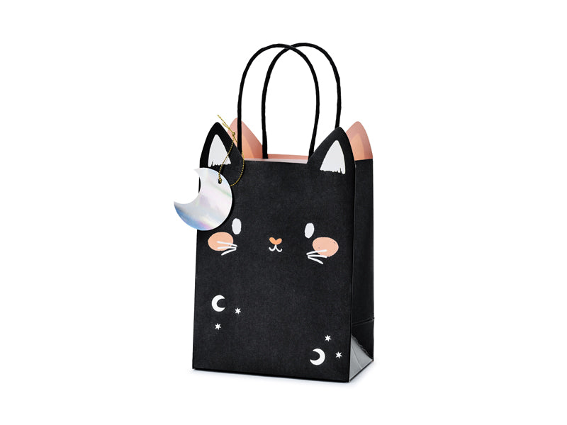 [PartyDeco]Gift bag Cat, mix, 8x14x18 cm