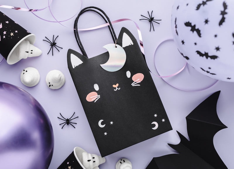 [PartyDeco]Gift bag Cat, mix, 8x14x18 cm