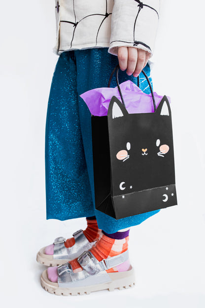 [PartyDeco]Gift bag Cat, mix, 8x14x18 cm